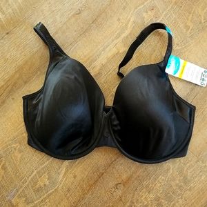 Playtex 4848 Love My Curves Smooth Bra Black 40DDD